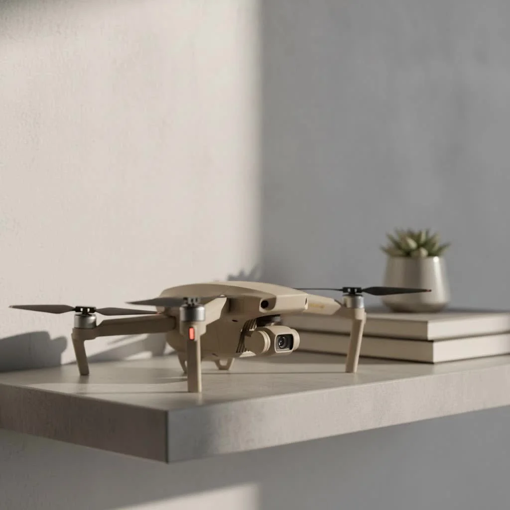 Holy Stone drone flying over a scenic landscape